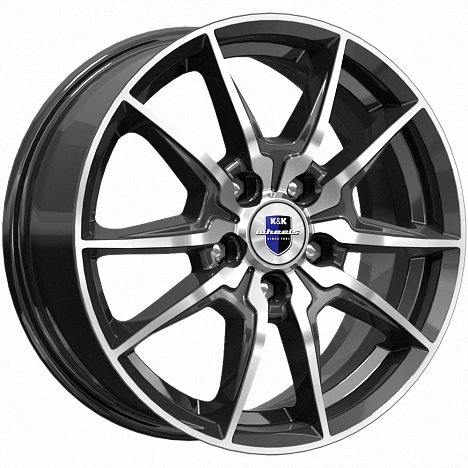 K&K Адамар 6,5x16 5*108 Et:50 Dia:63,3 Алмаз чёрный K&K Адамар 6,5x16 5*108 Et:50 Dia:63,3 Алмаз чёрный