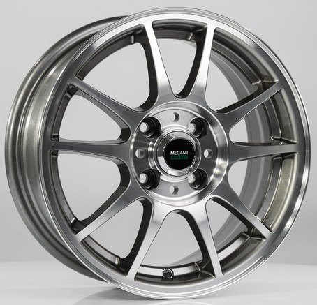 Megami MGM-5 6x15 4*100 Et:48 Dia:54,1 GMF Megami MGM-5 6x15 4*100 Et:48 Dia:54,1 GMF