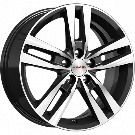 K&K Rassvet 6,5x16 5*114,3 Et:45 Dia:67,1 Алмаз чёрный K&K Rassvet 6,5x16 5*114,3 Et:45 Dia:67,1 Алмаз чёрный
