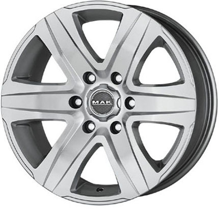 MAK STONE6 8x18 6*139,7 Et:35 Dia:106,1 Silver MAK STONE6 8x18 6*139,7 Et:35 Dia:106,1 Silver