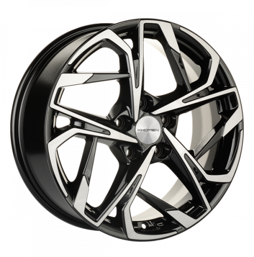 Khomen 1716 7x17 5*114,3 Et:48 Dia:56,1 Black-FP Khomen 1716 7x17 5*114,3 Et:48 Dia:56,1 Black-FP