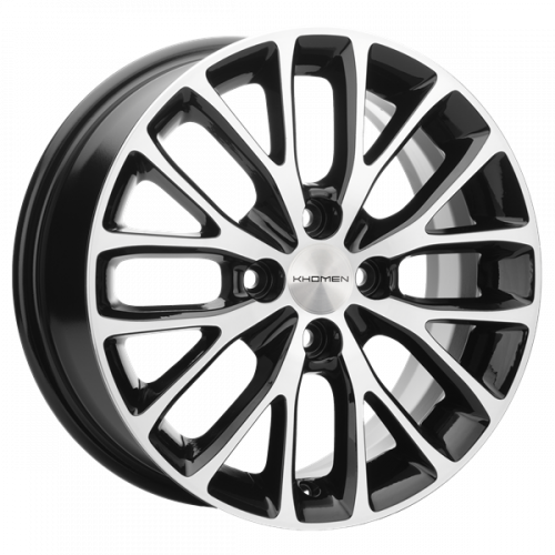 Khomen 1506 6x15 4*100 Et:40 Dia:60,1 BLACK-FP Khomen 1506 6x15 4*100 Et:40 Dia:60,1 BLACK-FP